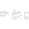 Полотенцедержатель LAUFEN LIVING для раковины 1843.1/2, хром 8.9542.4.004.000.1